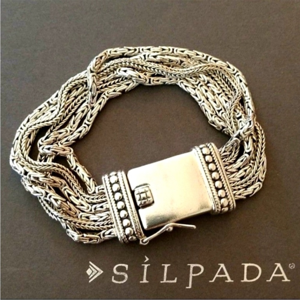 Silpada women’s sterling silver bracelet